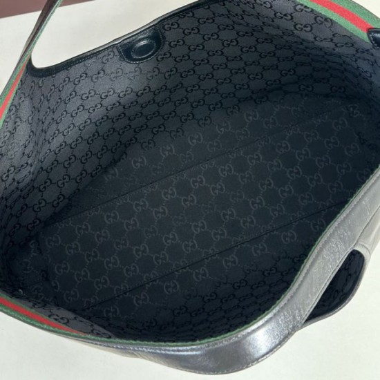AAA Replica Gucci Giglio Large Tote Bag 853971 Black 1:1 Replica Gucci Giglio Large Tote Bag 853971 Black Knockoff