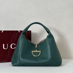 1:1 Replica Gucci 837466 Softbit Maxi Shoulder Bag Green Knockoff