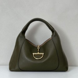 1:1 Replica Gucci 837466 Softbit Maxi Shoulder Bag Moss Green Knockoff