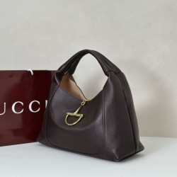 AAA Replica Gucci 837466 Softbit Maxi Shoulder Bag Dark Brown 1:1 Replica Gucci 837466 Softbit Maxi Shoulder Bag Dark Brown Knockoff