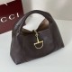 1:1 Replica Gucci 837466 Softbit Maxi Shoulder Bag Dark Brown Knockoff