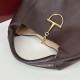 1:1 Replica Gucci 837466 Softbit Maxi Shoulder Bag Dark Brown Knockoff