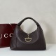1:1 Replica Gucci 837466 Softbit Maxi Shoulder Bag Dark Brown Knockoff