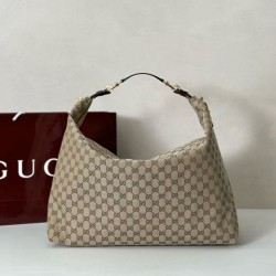 1:1 Replica Gucci 864485 Brera Shoulder Bag Men's Large Brown Knockoff