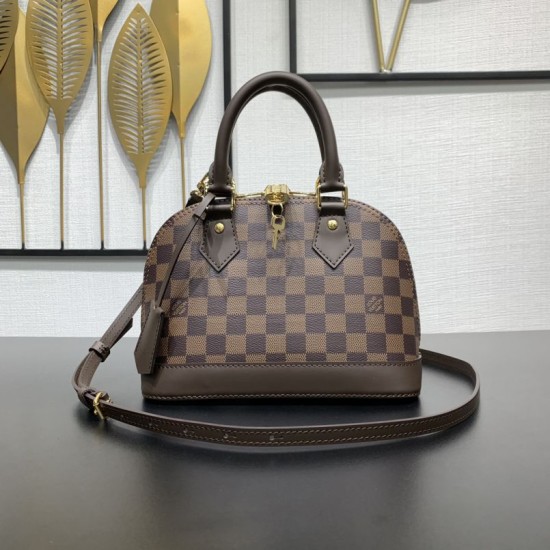 AAA Replica Louis Vuitton N40606 Alma BB Handbag Brown 1:1 Replica Louis Vuitton N40606 Alma BB Handbag Brown Knockoff