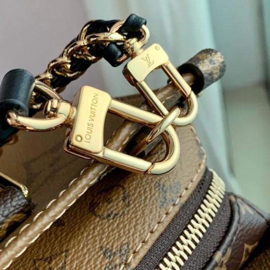 AAA Replica LV OnTheGo Chain Bag East West Brown 1:1 Replica LV OnTheGo Chain Bag East West Brown Knockoff