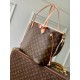 AAA Replica LV M28407 Neverfull Inside Out MM Bag Brown 1:1 Replica LV M28407 Neverfull Inside Out MM Bag Brown Knockoff