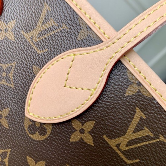 AAA Replica LV M28407 Neverfull Inside Out MM Bag Brown 1:1 Replica LV M28407 Neverfull Inside Out MM Bag Brown Knockoff