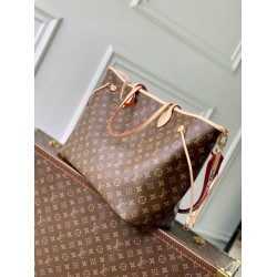 AAA Replica LV M15124 Neverfull Inside Out GM Tote Bag Brown 1:1 Replica LV M15124 Neverfull Inside Out GM Tote Bag Brown Knockoff