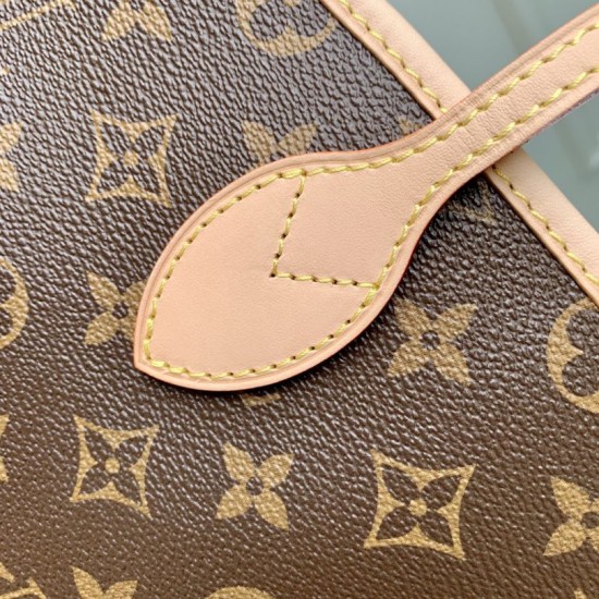 1:1 Replica LV M15124 Neverfull Inside Out GM Tote Bag Brown Knockoff