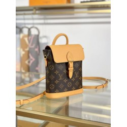 1:1 Replica LV M14651 SoHo Mini Women's Backpack Brown Knockoff
