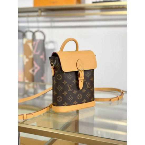1:1 Replica LV M14651 SoHo Mini Women's Backpack Brown Knockoff