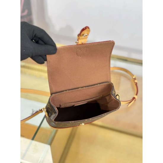 1:1 Replica LV M14651 SoHo Mini Women's Backpack Brown Knockoff
