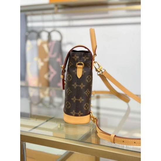 1:1 Replica LV M14651 SoHo Mini Women's Backpack Brown Knockoff