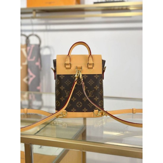 1:1 Replica LV M14651 SoHo Mini Women's Backpack Brown Knockoff