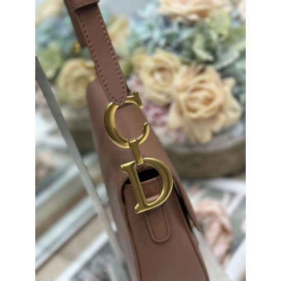 AAA Replica Dior Saddle Bag Brown Smooth Calfskin 1:1 Replica Dior Saddle Bag Brown Smooth Calfskin Knockoff