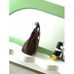 AAA Replica Chanel 26C Maxi Hobo Bag Brown Suede AS5970 AS5978 1:1 Replica Chanel 26C Maxi Hobo Bag Brown Suede AS5970 AS5978 Knockoff