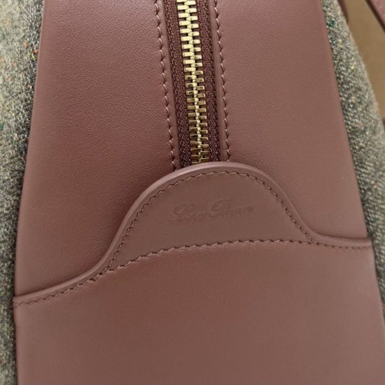 AAA Replica Loro Piana Needle Bag Small/Medium Caramel Sage 1:1 Replica Loro Piana Needle Bag Small/Medium Caramel Sage Knockoff