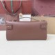 AAA Replica Loro Piana Extra Clutch Bag Caramel Sage 1:1 Replica Loro Piana Extra Clutch Bag Caramel Sage Knockoff