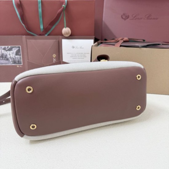 AAA Replica Loro Piana Needle Bag Small/Medium Caramel Canvas 1:1 Replica Loro Piana Needle Bag Small/Medium Caramel Canvas Knockoff