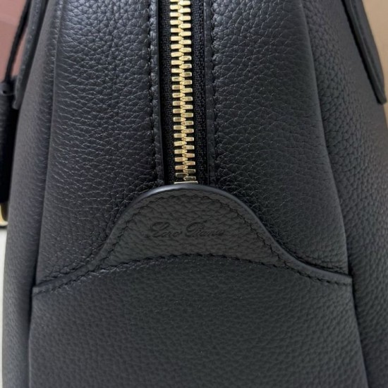 AAA Replica Loro Piana Needle Bag Small/Medium Black 1:1 Replica Loro Piana Needle Bag Small/Medium Black Knockoff