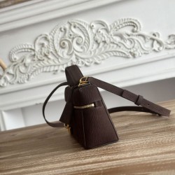 1:1 Replica Loro Piana Extra Bag 23 Top Handle Crossbody Bag Dark Brown Knockoff