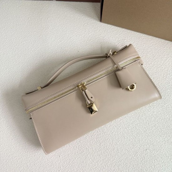 AAA Replica Loro Piana Extra Clutch Bag L29 Apricot 1:1 Replica Loro Piana Extra Clutch Bag L29 Apricot Knockoff