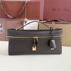 1:1 Replica Loro Piana Extra Clutch Bag L29 Coffee Knockoff