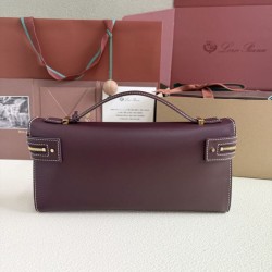 1:1 Replica Loro Piana Extra Clutch Bag L29 Burgundy Knockoff
