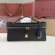 AAA Replica Loro Piana Extra Clutch Bag L29 Black 1:1 Replica Loro Piana Extra Clutch Bag L29 Black Knockoff
