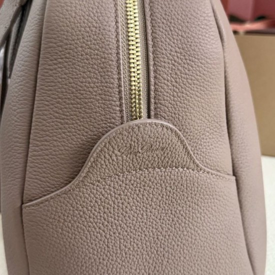 AAA Replica Loro Piana Needle Bag Small/Medium Rock Gray 1:1 Replica Loro Piana Needle Bag Small/Medium Rock Gray Knockoff