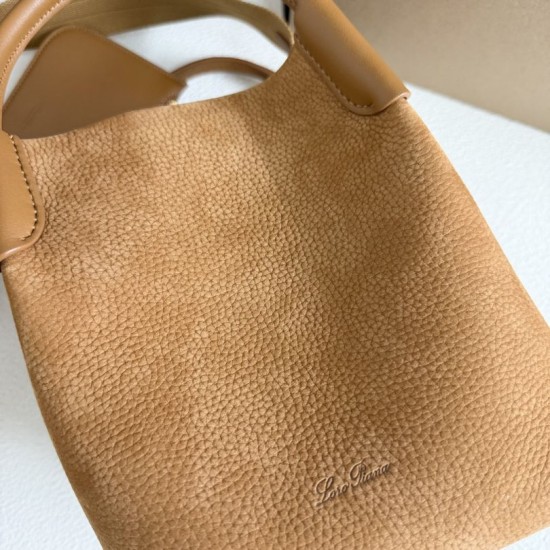 AAA Replica Loro Piana Bale Bucket Bag Small/Medium Brown 1:1 Replica Loro Piana Bale Bucket Bag Small/Medium Brown Knockoff