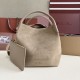 AAA Replica Loro Piana Bale Bucket Bag Small/Medium Gray 1:1 Replica Loro Piana Bale Bucket Bag Small/Medium Gray Knockoff