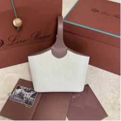 AAA Replica Loro Piana Bobbin Basket Bag Brown 1:1 Replica Loro Piana Bobbin Basket Bag Brown Knockoff