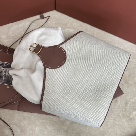 AAA Replica Loro Piana Bobbin Basket Bag Brown 1:1 Replica Loro Piana Bobbin Basket Bag Brown Knockoff