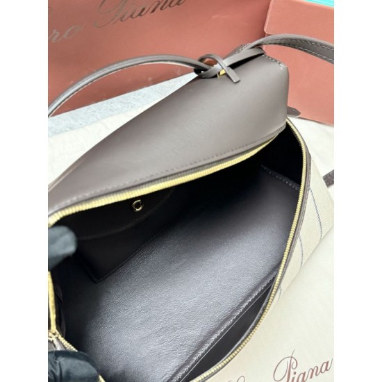 AAA Replica Loro Piana Extra Bag L27 Blue Striped Fabric 1:1 Replica Loro Piana Extra Bag L27 Blue Striped Fabric Knockoff
