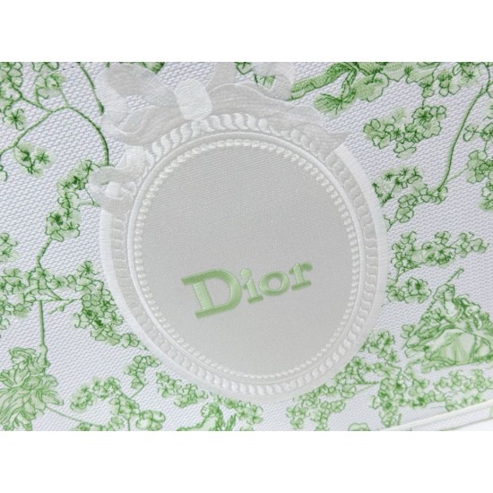 AAA Replica Dior Book Tote Bag Small/Medium/Large with Shoulder Strap Multicolored Toile de Jouy Embroidery Green 1:1 Replica Dior Book Tote Bag Small/Medium/Large with Shoulder Strap Multicolored Toile de Jouy Embroidery Green Knockoff