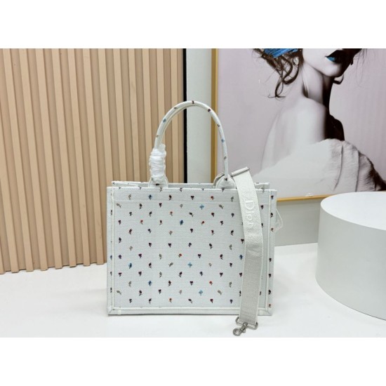 AAA Replica Dior Dioramour small/medium/large Dior Book Tote bag with white shoulder strap 1:1 Replica Dior Dioramour small/medium/large Dior Book Tote bag with white shoulder strap Knockoff