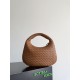 1:1 Replica Veneta small/large Bottega Veneta braided hobo shoulder bag brown Knockoff