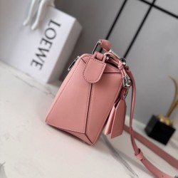 1:1 Replica Loewe Mini Featherlight Puzzle bag powder pink Knockoff