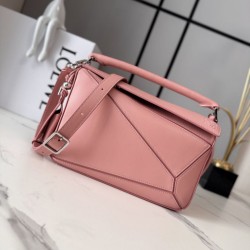 1:1 Replica Loewe Mini Featherlight Puzzle bag powder pink Knockoff