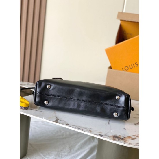 1:1 Replica LV CarryAll East West LV Vibe MM M28160 shoulder bag black Knockoff