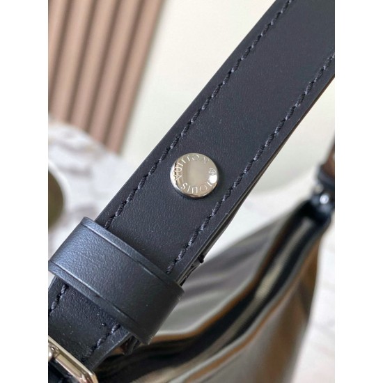 1:1 Replica LV CarryAll East West LV Vibe MM M28160 shoulder bag black Knockoff