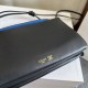 1:1 Replica Celine Trio Flap bag soft lambskin black Knockoff