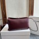 1:1 Replica Celine Trio Flap bag soft lambskin burgundy Knockoff