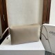 1:1 Replica Celine Trio Flap bags soft lambskin gray Knockoff