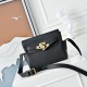 1:1 Replica Hermes Kelly Messenger shoulder bag black Knockoff