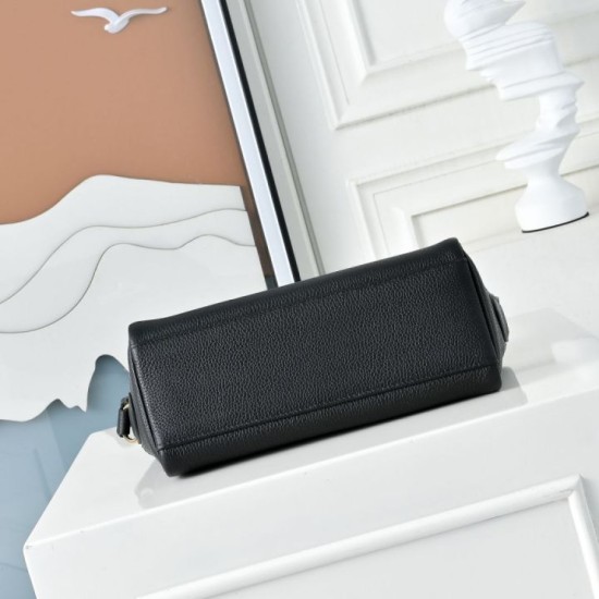 1:1 Replica Hermes Kelly Messenger shoulder bag black Knockoff