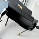 1:1 Replica Hermes Kelly Messenger shoulder bag black Knockoff