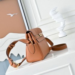 1:1 Replica Hermes Kelly Messenger shoulder bag brown Knockoff